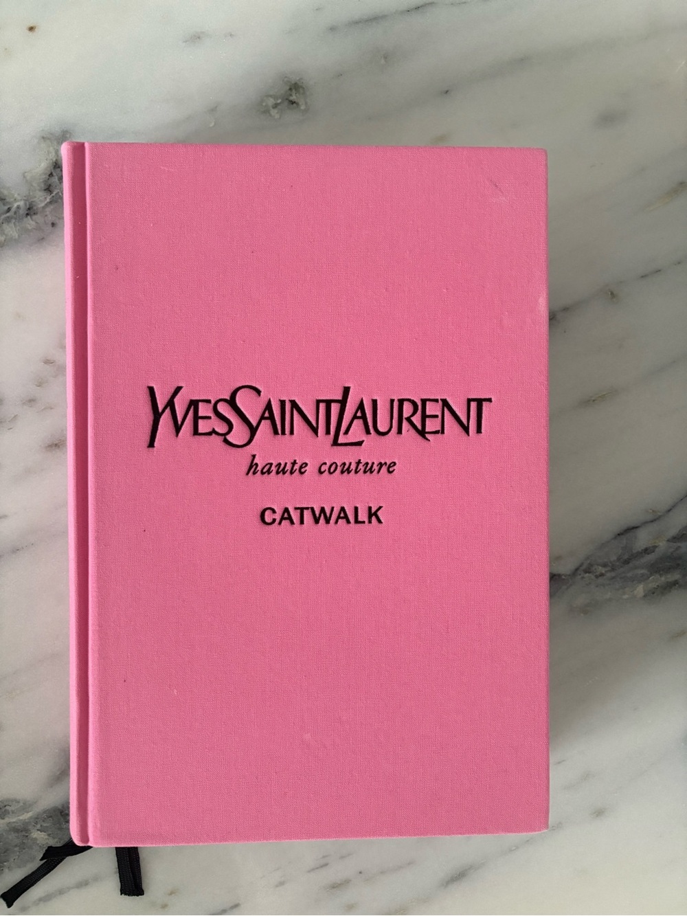 Yves Saint Laurent Pink 'Catwalk' Coffee Table Book
